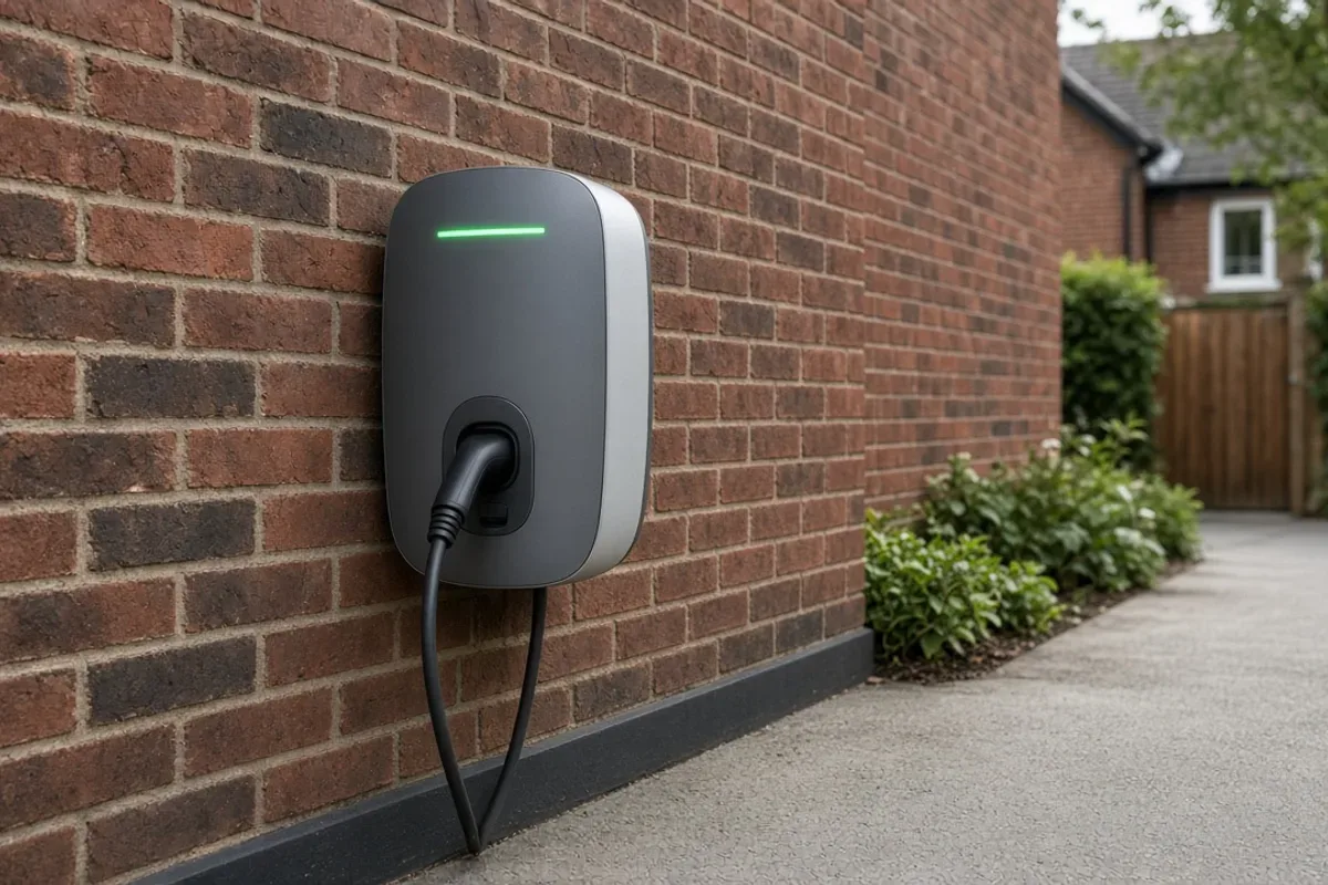 Home driveway EV charging context in Reading