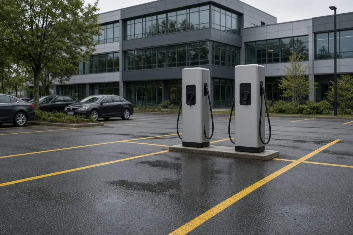Workplace EV chargepoint bays